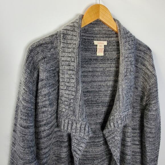 Sundance soft Lambswool / Mohair blend Long open front cardigan sweater Great co - Picture 2 of 8